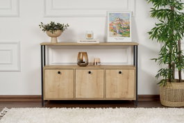 Nordure Solace Consola Roble y Negro